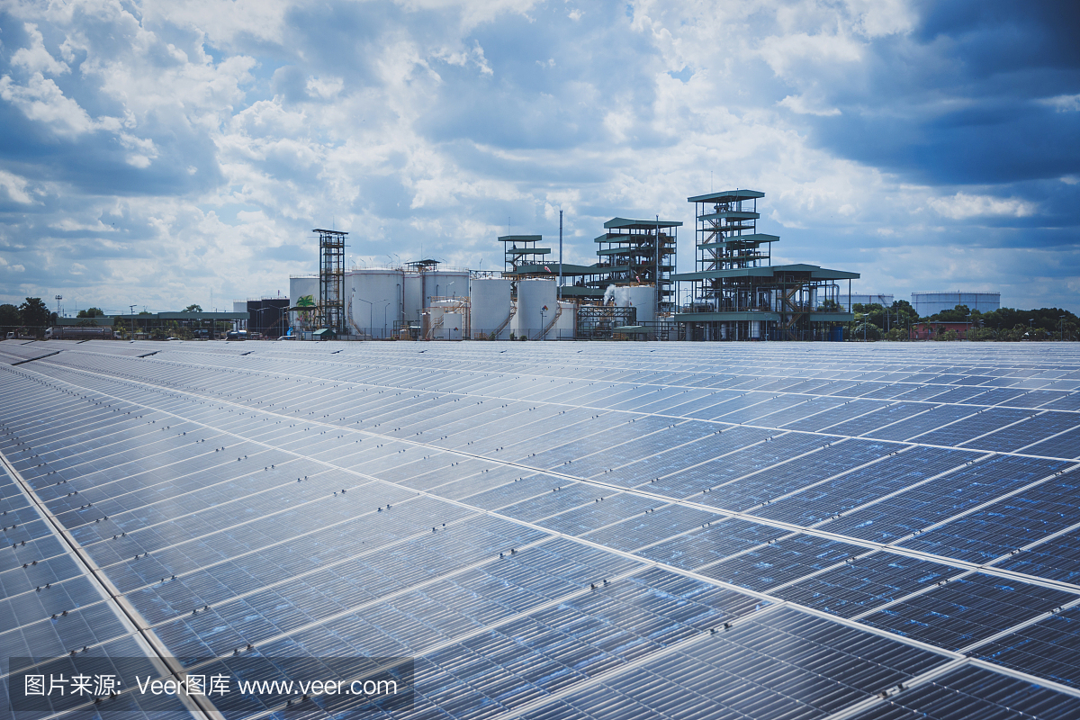 太阳能发电厂以创新绿色能源为生命